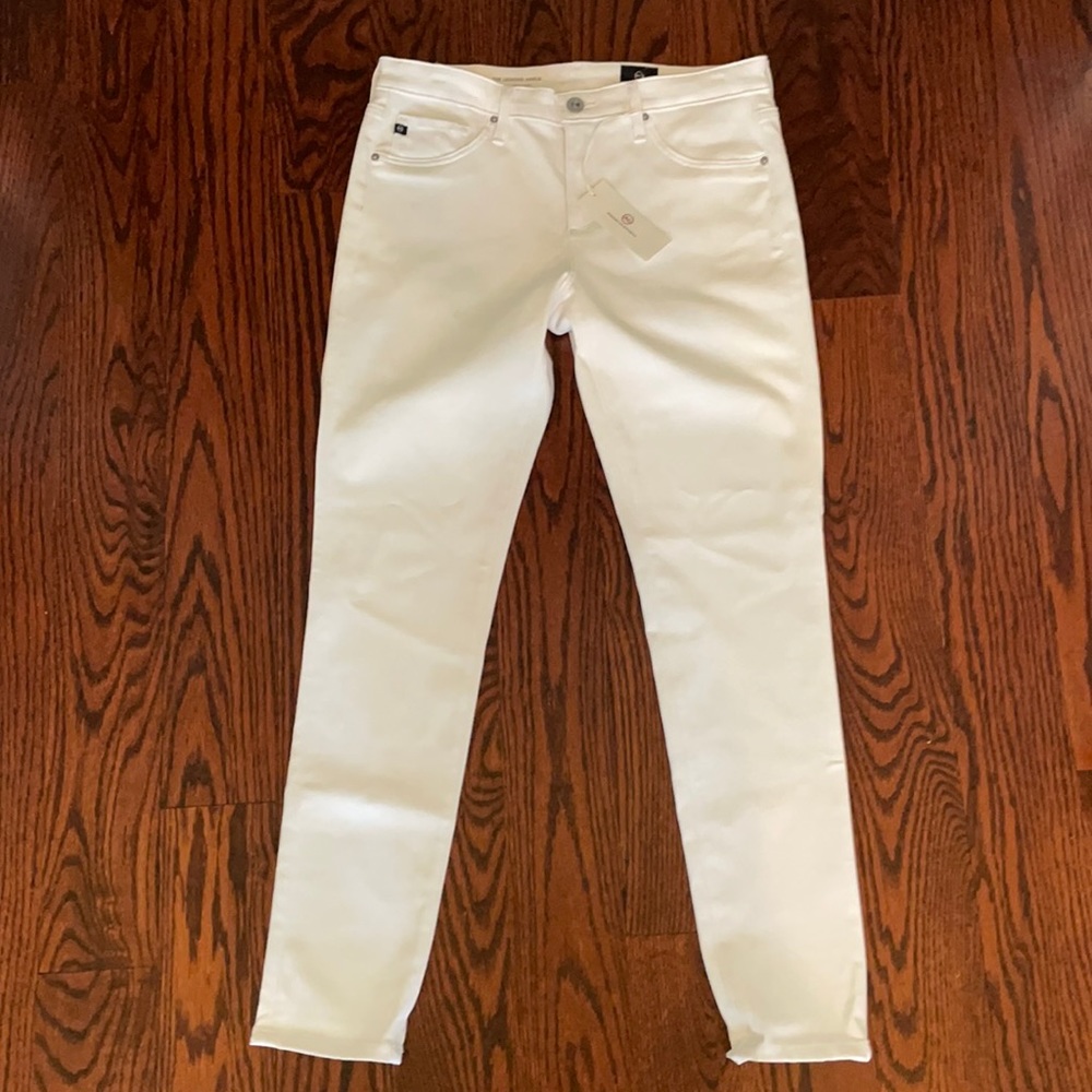 Legging Ankle in White by AG Adriano Goldschmied